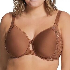 Elomi Charley Underwire Spacer Bra EL4383 UK 44FF Cinnamon